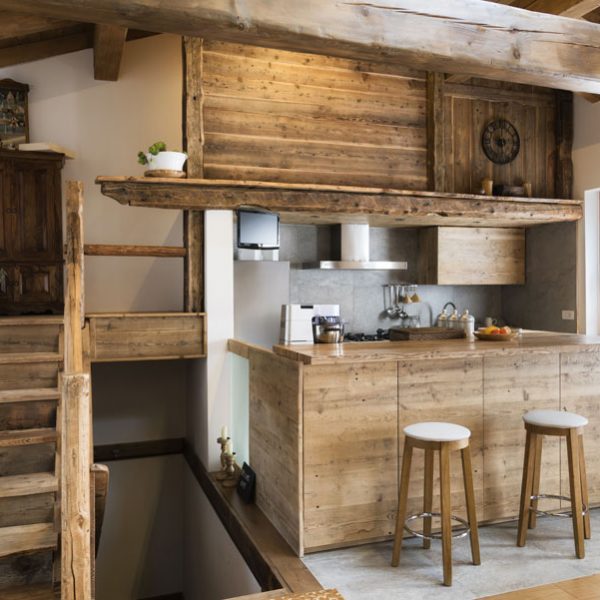 cucina in legno su misura
